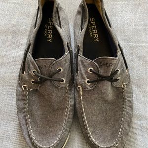 Sperry Top Sider Gray Boat Shoes